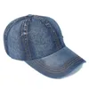 Berretto da baseball vintage in cotone lavato da uomo e da donna in denim, cappello da papà regolabile stile camionista a basso profilo 220318