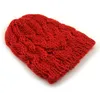 Chaud mode femmes hiver chaud chapeau tricoté Crochet crâne bonnet chapeau casquettes sport de plein air ski crochet chaud planche à roulettes chapeaux