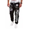 Hommes Jogger Pantalons Décontractés Hip Hop Fitness Sportswear Bas Pantalon De Survêtement Serré Pantalon Imprimé Gym Jogging Pantalon De Survêtement Streetwear 220713