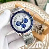 Chronograph Superclone Watch Watches Wristwatch Luxury Designer Om Chaoba hela automatiska mekaniska fina stål Men modeföretag Leisure
