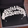 Coppia da sposa bianca perle da sposa diademi donne haribands corona per spose per capelli gioielli per i capelli accessori per capelli capanne cespuglio cl0404 239q