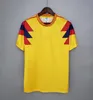 # 10 Valderrama Retro 1990 كولومبيا لكرة القدم جيرسي إصدار خاص JAMES قميص كرة القدم 2022 2023 إصدار اللاعب FALCAO Youth Child Camiseta de futbol Maillot