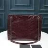 577999 designers de luxe femmes marques classiques sacs à bandoulière sacs à main en cuir dame Crinkled Vintage Oil Waxed Leather fashion bag crossbody