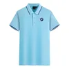 Millwall F.C. Män och kvinnor Polos Mercerized Cotton Short Sleeve Lapel Breattable Sports T-Shirt Logot kan anpassas