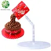 Praktisk fondantkaka chokladdekoration Mögel Creative Food Grad Grad Plastic Cake Stand Cake Support Structure Diy Baking Tools T200524