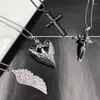 Hanger kettingen mode hiphop lange ketting ketting voor vrouwelijke mannen roestvrij stalen sieraden religieuze serie punk juwelen van Godl22