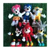 28 cm Sonic peluches hérisson arrivée queues NNew Echidna peluche jouets les jointures cadeau Issfr