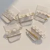 Accessori per capelli 2 pz/set di Buona Qualità Lega di Cristallo Barrette Clip In Metallo Oro Ragazze Tornante Foglie