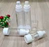 AS 15ml 30ml 50ml空の空気のないボトルローションクリームポンププラスチック容器ワークムスプレー化粧品ボトルディスペンサー旅行用