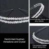 Bandas de cabelo Miallo Crystal Tiaras Coroas da festa de casamento Prom Accessorie Menming Jóias de Moda de Moda 220726