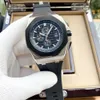 Montre pour homme montres mécaniques automatiques 44mm montres-bracelets d'affaires hommes montre-bracelet bracelet en caoutchouc Design Montre de Luxe