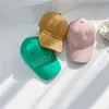 Lente zomer baby honkbal petten kinderen jongens meisjes katoen zon hoed mode massieve kleur verstelbare zachte buiten ademhabele zonnedop