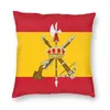 Pillow Case Modern Legion Spanish Flag Coat Of Arms Cushion Cover Legi N Espa Ola Throw Pillow Case Living Room Decoration 220714