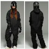 Vuxen en bit skiddräkt Kvinnor snowboard kostym män skidåkning vindtät vattentät utomhussport slitage unisex kläder jumpsuit232c