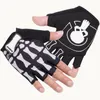 Hommes femmes crâne Graffiti Gants de cyclisme