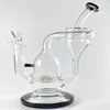 Recycler Hot Recycler Bong Oil Rig Glass Hookah mit Perc Kromedome Intoxicating GB-320