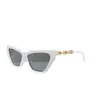 2022 75%скидки с новой OWRI021F Cat Eye Sunglasses Butterfly рамки женщины черно -белые солнцезащитные очки