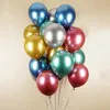 50 pcs/Lot coloré fête ballon fête décoration 10 pouces Latex Chrome métallique hélium ballons mariage anniversaire bébé douche noël arc décorations Ballon