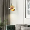 Nordic Bar Glass Lampa wisiorka prosta metalowa jadalnia okno salonu nocne dekoracja