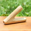 Natural Wood V Shape Filter Pipes Portable Dry Herb Tobacco Preroll Rolling Roller Double Hole Cigaretthållare Innovativa Design Trä Tips DHL GRATIS