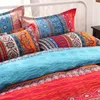 Yi Chu Xin 3D Bohemian Bedding Set Queen Size Boho Däcke Cover Set Pillowcases 23st Bed Set Sheet 220813