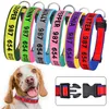 Besticktes Hundehalsband, modisches personalisiertes Haustierhalsband aus Nylon, individuelles Hundehalsband-Zubehör, unabhängig von männlichen und weiblichen Welpen 220610