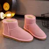 2022 High Quality Women's Classic Mini Boots man and Womens Snow Boots Winter leather boot US SIZE 5---13