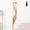 Décoration d'intérieur européenne et américaine Classique Rotation 18 Tube Métal En Bois Carillon En Aluminium Tubes Creative Maison Chambre Pendentif Bijoux Cadeau