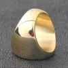 New Simple Style Round Big Width Signet Mens Ring Titanium Steel Finger Multi colors Men Jewelry Fast Epacket Free