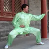 Men's Tracksuits Professional martial arts clothing children traditional boxing performance suits simulation silk Kungfu Wushu Taiji Uniform