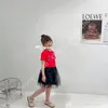 Девочки для мальчиков Девочки дизайнерская детская принцесса нахождение летние дети Письмо с короткими рубашками с коротки