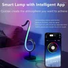 Luzes noturnas Smart LED RGB Table Lamp com App Controle remoto