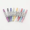 Portable Hookah Shisha Tip Inlaid Rhinestone Smoking Mouth Smoke Filter Mouthpiece Drip Accessories hookah mouth tips Metal blunt Holders