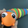 Fidget Slug Toy 3D сочленена растяжение милая гусеница сенсорное стресс.