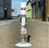 Verre Bubbler capiteux Dab Rigs Narguilés Congelable Bobine Eau Bongs Glace Fumée Tuyau En Verre Downstem Perc Avec 14mm Bol 33cm