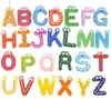 Small Wholesale Stickers Toys Wooden Cartoon English Letters Children Refrigerator Sticker