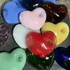 New Style Love Heart Glass Pipes Handmade Borosilicate Smoking Rig High Quality Funny Bong Spoon Smoking Accessories Dry Herb Hand Pipe