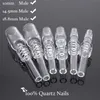 100% Quartz Nails 10mm 14mm 18mm Male Joint Smoking Accessories For Mini Nectar Collector Banger Nail Quartz Tips Dab Straw GQB19