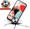 Sublimation Blanks 2D Phone Case Covers Soft Rubber Anti-Slip Phone Case Blank Sublimation Protective DIY Phone Case, 6.1 Inch, White (Compatible with iPhone 11)