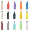Hem 500ml dammsugare Koks rånar Rostfritt stål Flaskor Isolering kopp termoser Mode Plast Sprayed Water BottlesZC1021