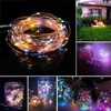 Solar String Fairy Lights M LED M Led Waterproof Outdoor Garland Solar Power Lamp Christmas For Garden Decoration J220531