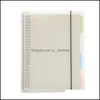 Notatnik Metal Colorf Lose-Litebook Frosted przezroczystą cewkę PP A5/ DH6EI