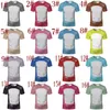 Suministros para fiestas Venta al por mayor Camisas blanqueadas por sublimación Transferencia de calor Camisa blanqueada en blanco Camisetas de poliéster blanqueadas EE. UU. Hombres Mujeres sxa17