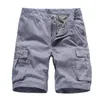 Cargo Shorts Men męskie bawełniane męskie mężczyznę luźne mężczyzna krótkie spodnie1 Męskie W220426