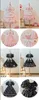 Abito rosa Sweet Lolita Abiti casual Abito Sissy Lolita Dolce classico Grembiule fantasia Maid Laser Manicotto a sbuffo Retro Party Crossdresser Costume lucido