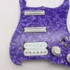 New Multifunction Double capacitor White SSH Humbucker Guitar Pickups Pickguard Wiring Suitable for ST Guitar
