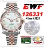 EWF 41 mm 126331 A3235 Montre automatique pour homme bicolore en or rose MOP diamants Cadran JubileeSteel Bracelet Super Edition Même série Garantie Timezonewatch d4