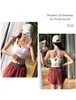 섹시한 U-Back Fine Lingerie Sport Gym Fitness 충격 흡수 푸시 업 러닝 조끼 빠른 건조 여성 브라스 탑 의류 L220726