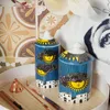 Bouteilles de rangement Jars EST Lady Lip Face Sunshine Jar Diy Bougies vides Boîte de brosse de pansement Boîte à couvercle Coud Céramique