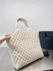 2022新しいLuxurysデザイナーIcare MaxiショッピングバッグGaby Quilted Lambskin Womens Luxury Brass Metal Hardware Chain Ladies Large Capacity Tote Shourdelbags